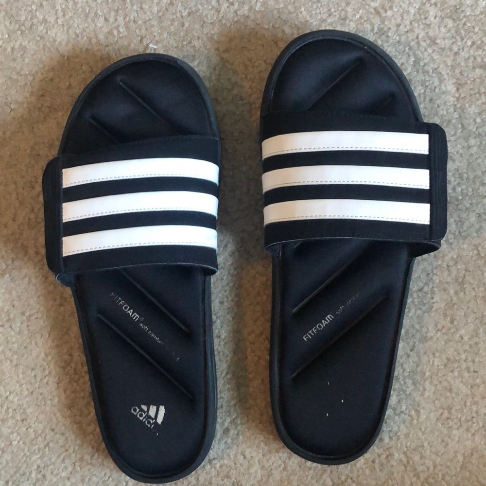 Adidas Memory Foam Slides